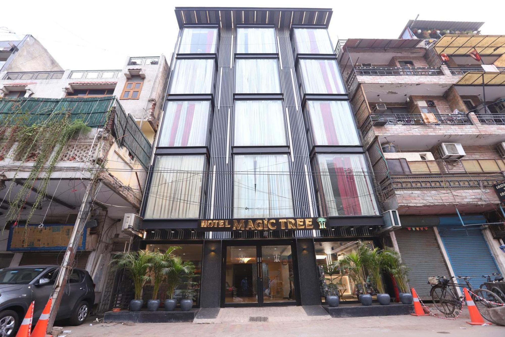 Hotel The Magic Tree - Paharganj Új-Delhi Kültér fotó
